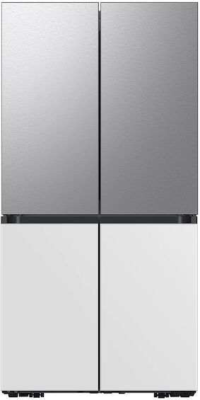 Samsung Bespoke Flex™ 18" White Glass French Door Refrigerator Bottom Panel-2