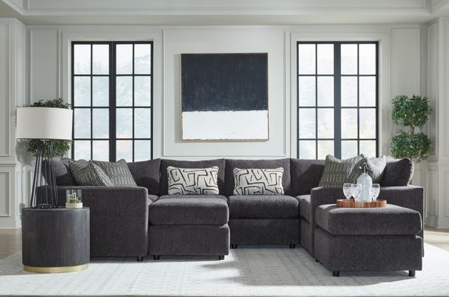 Fusion Furniture Ripple Midnight Ottoman-1