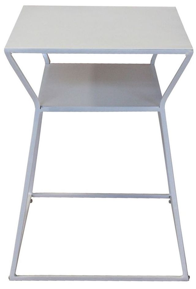 Moe's Home Collection Osaka White Side Table-2