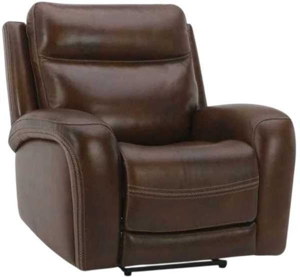 Liberty Furniture Blair Cognac Leather Dual Power Recliner-0