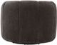 TOV Furniture Jasmine Storm Gray Chenille Basketweave Swivel Accent Chair-5