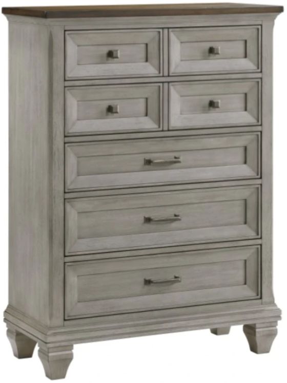 Homelegance® Renton Antique Gray/Brown Chest-0