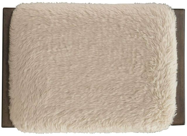 Liberty Furniture Broadmore Cobblestone Brown/White Upholstered Console Stool-4