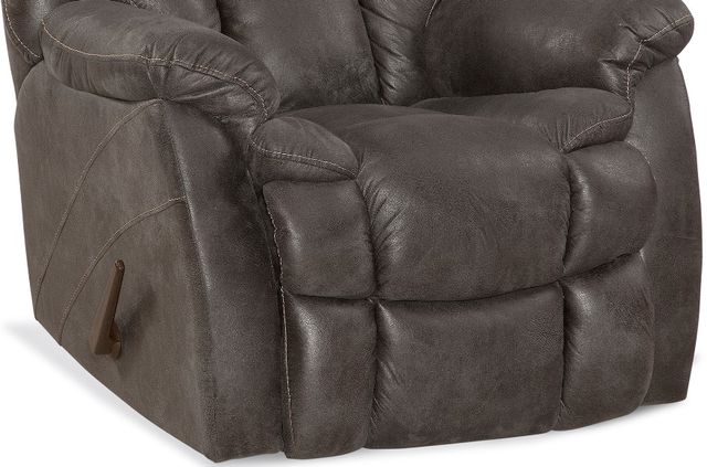 American Wholesale Furniture Patriot Grey Rocker Recliner-1