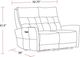 Parker House® Gershwin Lucca Butterscotch Power Zero Gravity Reclining Loveseat-3