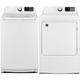Midea® 4.5 Cu. Ft. Top Load Washer & 7.5 Cu. Ft. Gas Dryer White Laundry Pair-0