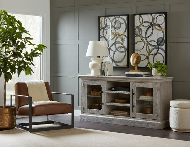 aspenhome® Manchester Smokey White 66'' Media Console-1