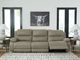 Signature Design by Ashley® Narwhal Place 3-Piece Pebble Modular Power Reclining Sectional-3