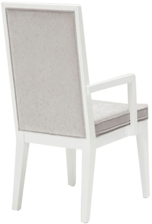 Michael Amini® Horizons Beige/Cloud White Arm Chair-2