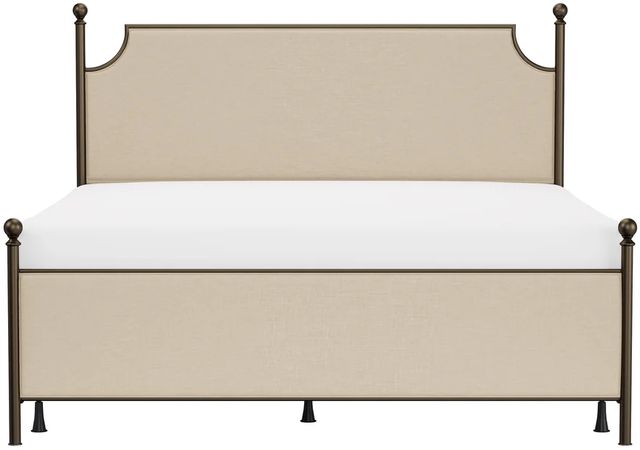 HH2 Home McArthur Beige/Bronze King Panel Bed-1