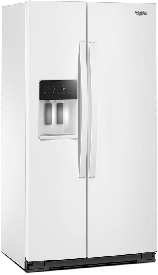 Whirlpool® 36" 20.9 Cu. Ft. White Counter Depth Side by Side Refrigerator-2