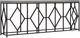 Hooker® Furniture Ciao Bella Gray Console Table with Aged Steel Base-0