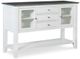 John Thomas Furniture® Cosmopolitan Heather Gray/White Server-0