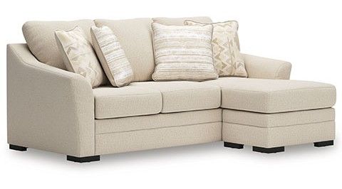 Benchcraft® Lango Jute Queen Sofa Chaise Sleeper-0
