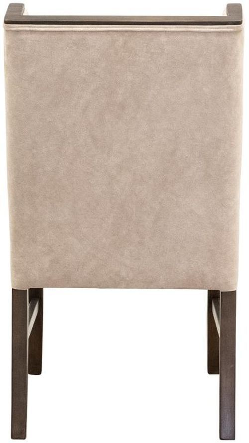 International Furniture Direct Forge Brown/Ivory Upholstered Dining Side Chair-3