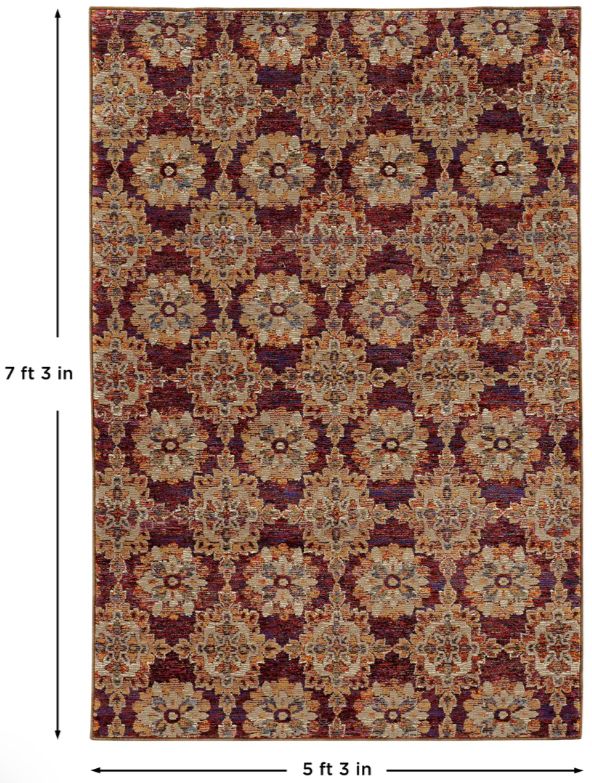 Oriental Weavers™ Andorra 5'x7' Style 29 Area Rug-2