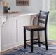 Powell® Vail Black Counter Stool-1