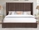 Steve Silver Co. Pearson Chocolate King Upholstered Panel Bed-1