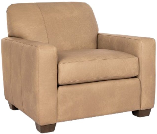 Smith Brothers Customizable 273 Leather Chair-0