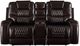 ACME Furniture Braylon Brown Manual Motion Loveseat with Console-3