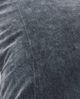 Classic Home Heirloom Velvet Stone Gray 22"x22" Throw Pillow-1