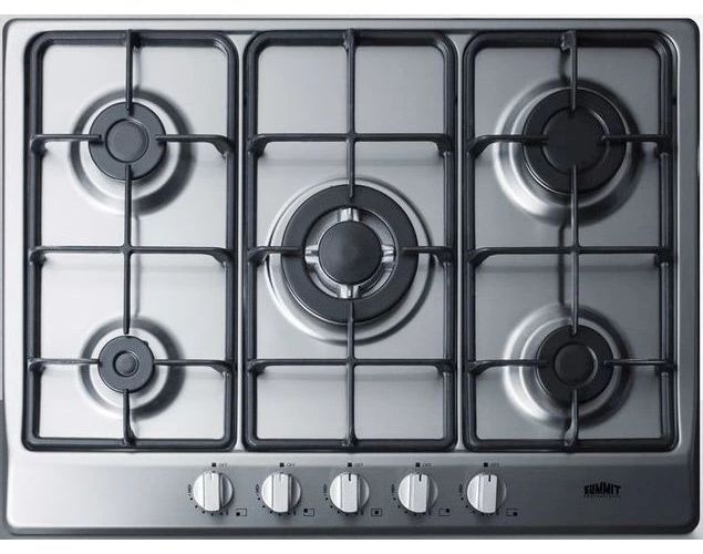 Summit® 30" Stainless Steel Gas Cooktop-0