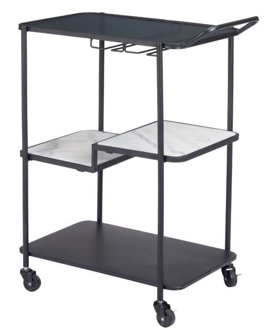 Zuo® Modern Constanza Black Bar Cart-2