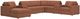 Signature Design by Ashley® Modmax 8-Piece Spice Left-Arm Facing Sectional and Chaise with Storage Console-0