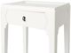 Bassett® Furniture Mayfair Porcelain White Bedside Table -3