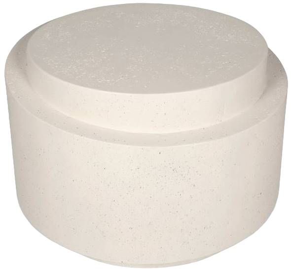 Moe's Home Collection Cosmo White Concrete Outdoor Accent Table-3