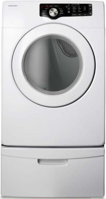 Samsung 7.3 Cu. Ft. White Front Load Gas Dryer-1