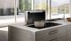 Faber Hoods Scirocco Lux 30” Black Glass with Stainless Steel Downdraft Range Hood-1