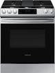 Samsung Bespoke 30" Fingerprint Resistant Stainless Steel Slide In Gas Range-0