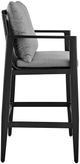 Armen Living Cayman Grey Outdoor Patio Counter Bar Stool-3