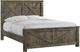 Elements International Maverick Gray King Panel Bed-0