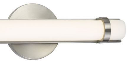 Cal® Lighting & Accessories Brushed Steel Vanity Light-1