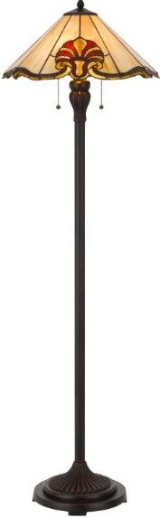 Cal® Lighting & Accessories Tiffany Floor Lamp-0