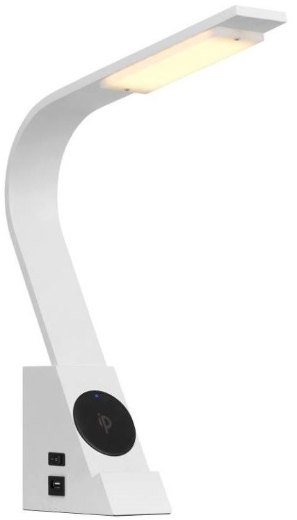 Cal® Lighting & Accessories White Desk Lamp-1