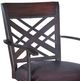 Armen Living Tahiti Brown 30" Arm Bar Stool-2