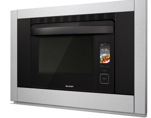 Sharp® 30" Single Electric Built In Wall Oven-Stainless Steel-2