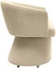 TOV Furniture Kristen Taupe Rolling Desk Chair-4