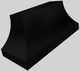 Vent-A-Hood® Designer Series 66" Black Island Range Hood-3