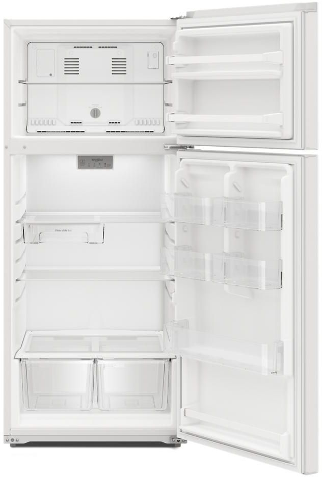 Whirlpool® 28" 16.3 Cu. Ft. White Top Freezer Refrigerator-1