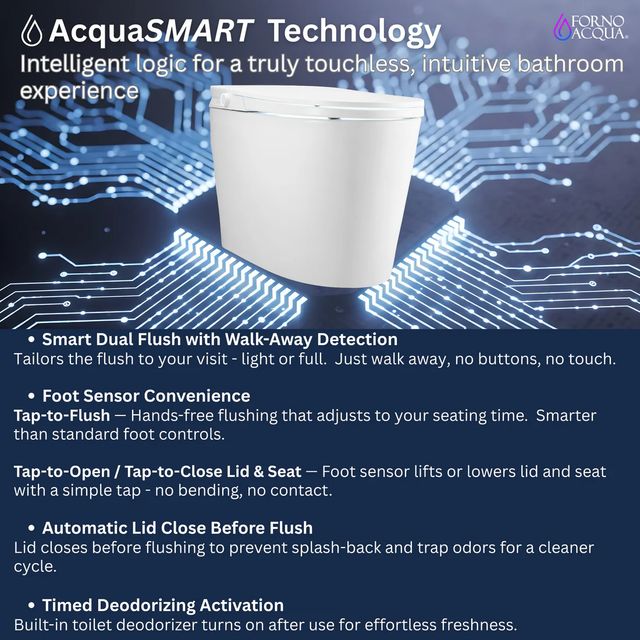 Forno Acqua Premium B White Luxurious Smart Toilet-3