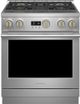 Monogram® Statement Collection 30" Stainless Steel Pro Style Gas Range-0