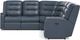 Flexsteel® Arlo Blue Reclining Sectional-1