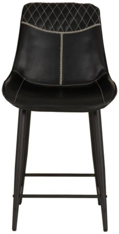 Linon August Black Counter Stool-3