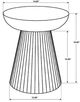 Coaster® Aureo Wild Honey Side Table-3