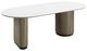 ACME Furniture Clayten White Dining Table with Light Oak Base-0