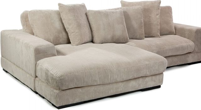 Moe's Home Collection Plunge 2-Piece Cappuccino L-Shaped Sectional and Reversible Chaise-3